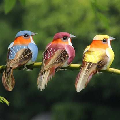 Cute Foam Artificial Birds Decor