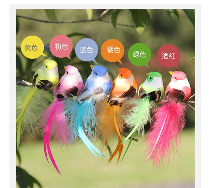 Cute Foam Artificial Birds Decor