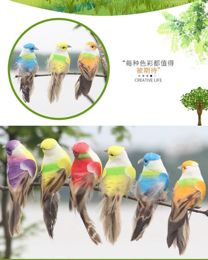 Cute Foam Artificial Birds Decor