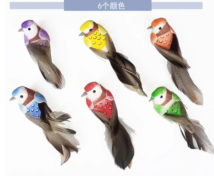 Cute Foam Artificial Birds Decor