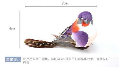 Cute Foam Artificial Birds Decor