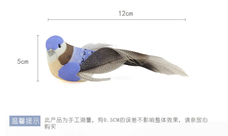 Cute Foam Artificial Birds Decor