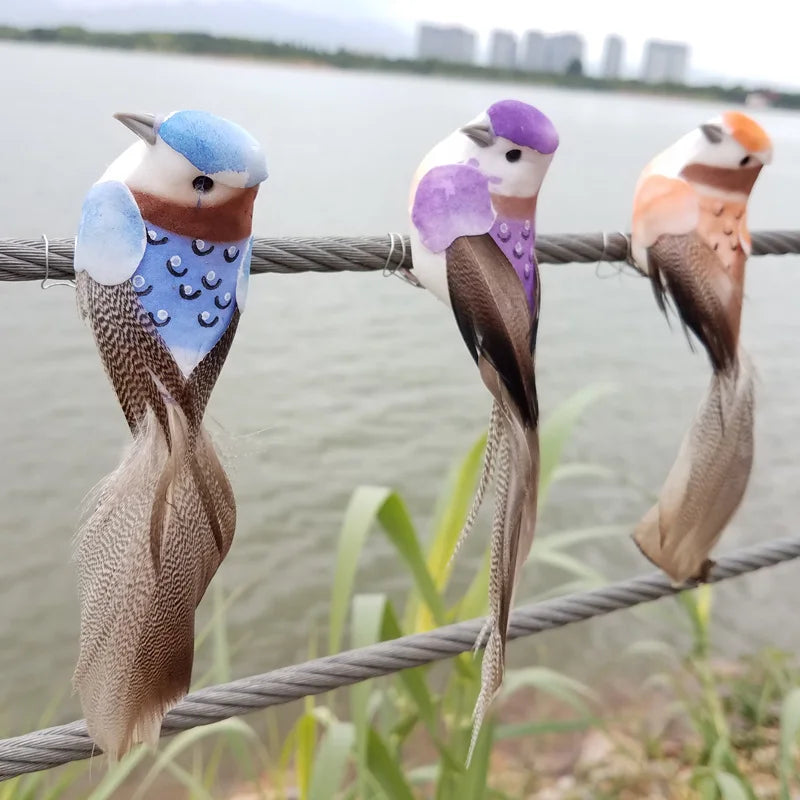 Cute Foam Artificial Birds Decor