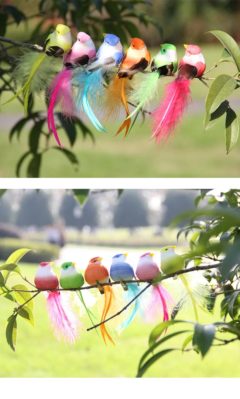 Cute Foam Artificial Birds Decor