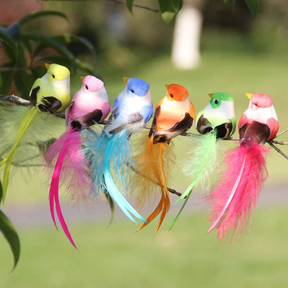 Cute Foam Artificial Birds Decor