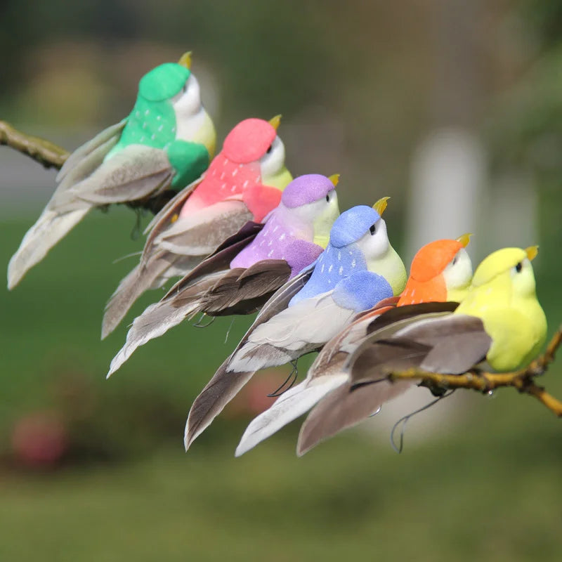 Cute Foam Artificial Birds Decor