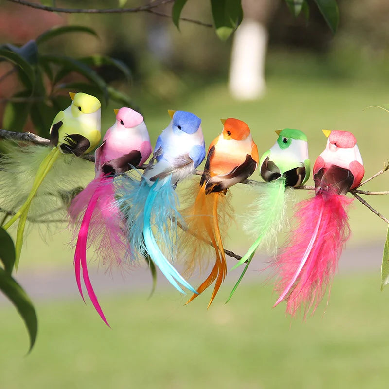 Cute Foam Artificial Birds Decor