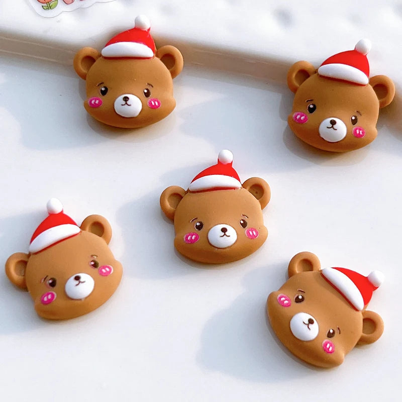 Cute Mini Christmas Resin Cabochons