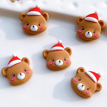 Cute Mini Christmas Resin Cabochons