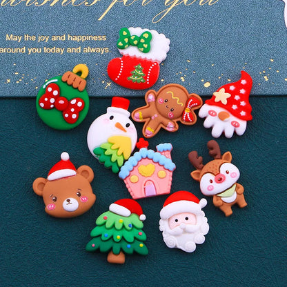 Cute Mini Christmas Resin Cabochons