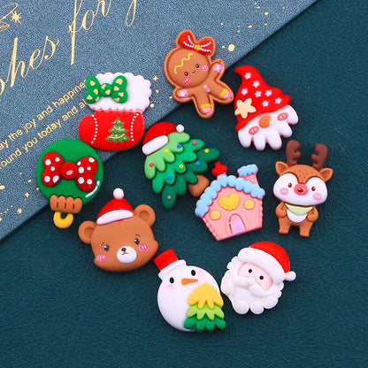 Cute Mini Christmas Resin Cabochons