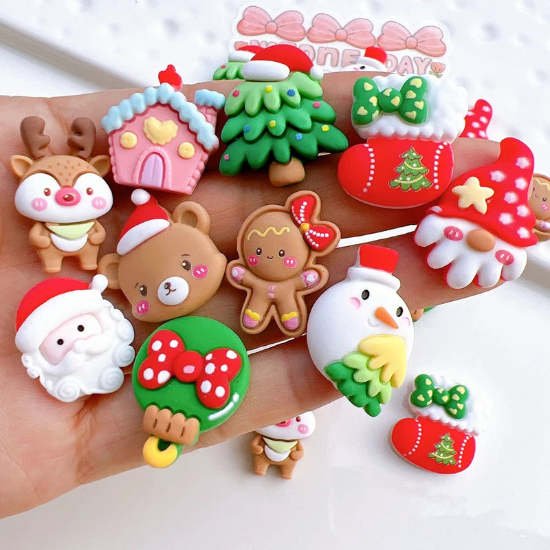 Cute Mini Christmas Resin Cabochons