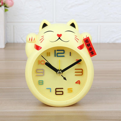 Cute Plastic Lucky Cat Alarm Clock