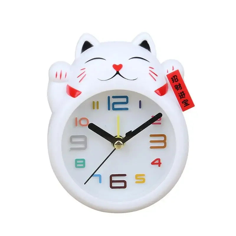 Cute Plastic Lucky Cat Alarm Clock