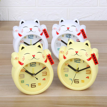 Cute Plastic Lucky Cat Alarm Clock