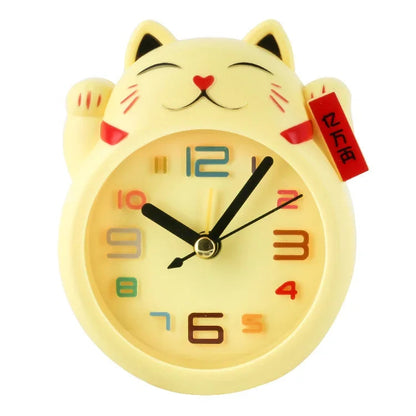 Cute Plastic Lucky Cat Alarm Clock