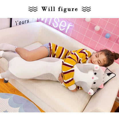 Cute Plush Cat Pillow Cushion