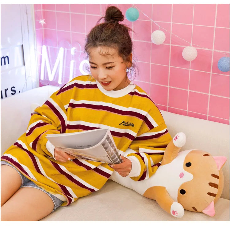 Cute Plush Cat Pillow Cushion