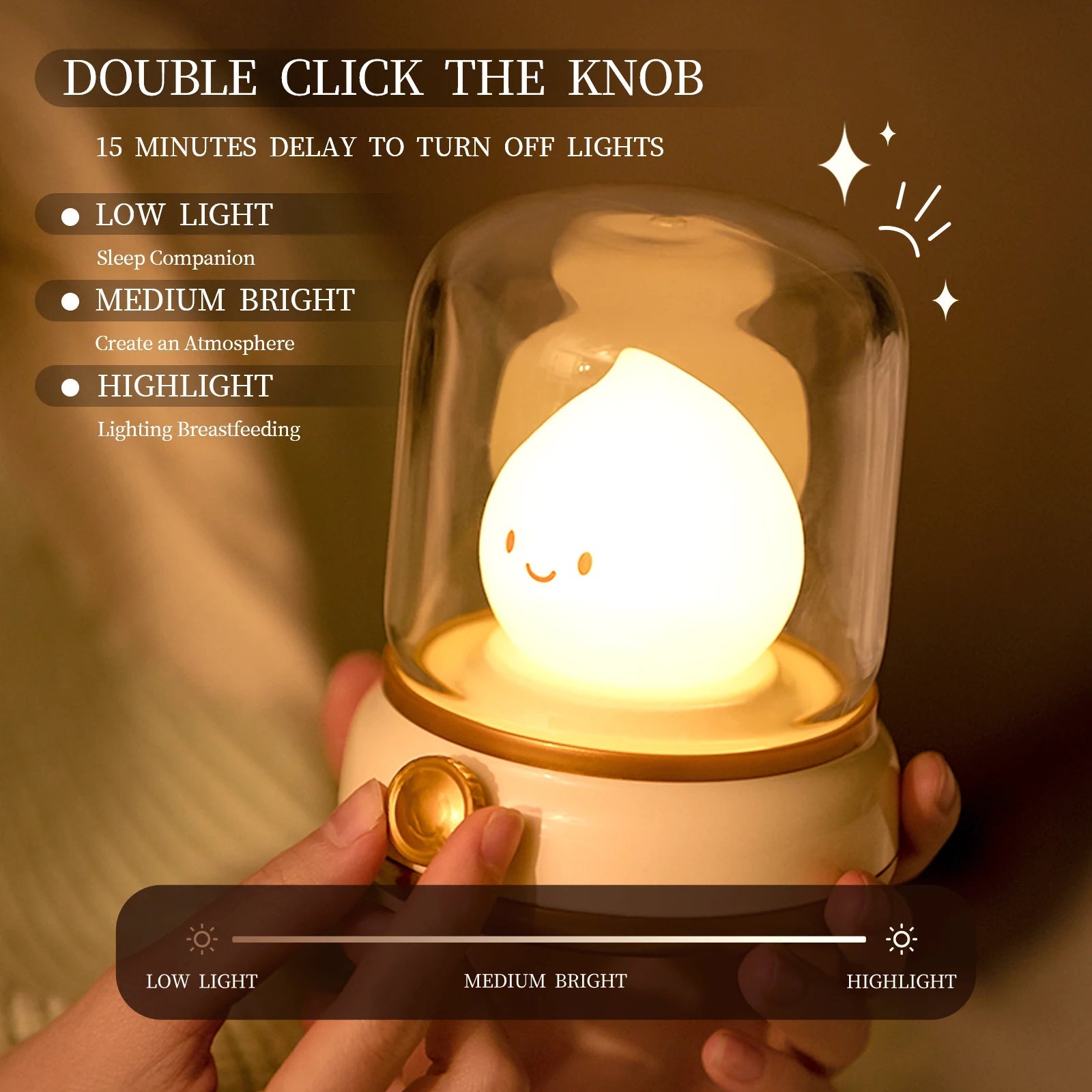 Cute Portable LED Night Lamp