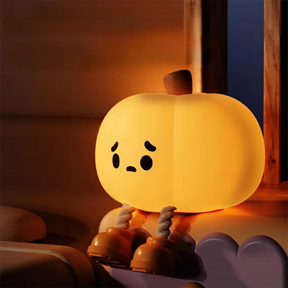 Cute Pumpkin Silicone Night Light