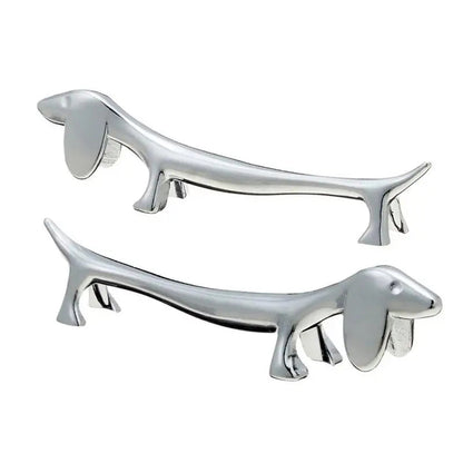 Cute Puppy Stainless Steel Chopstick Holder