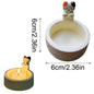 Cute Resin Kitten Candle Holder