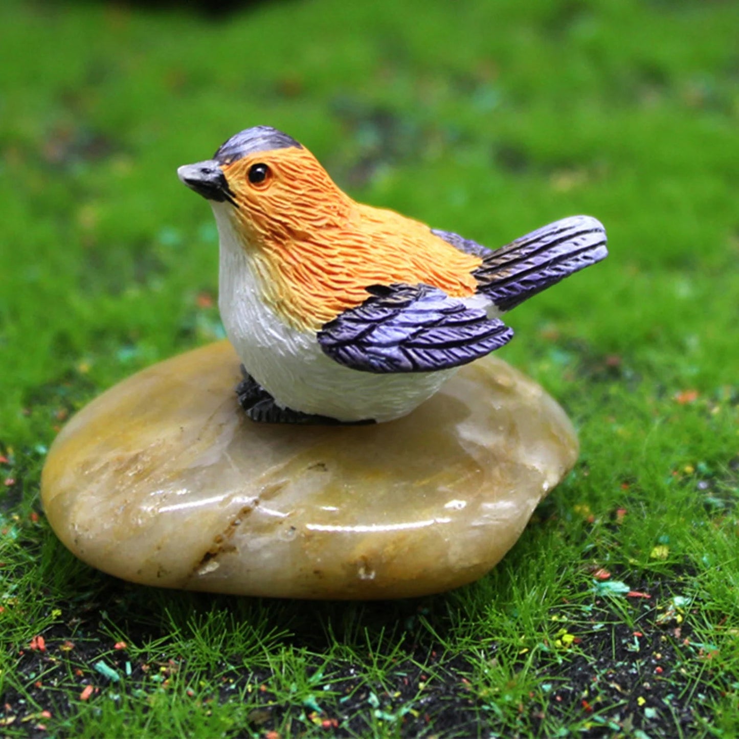 Cute Resin Parrot Nest Figurine