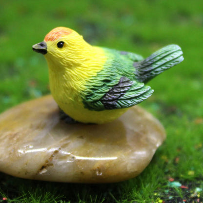 Cute Resin Parrot Nest Figurine