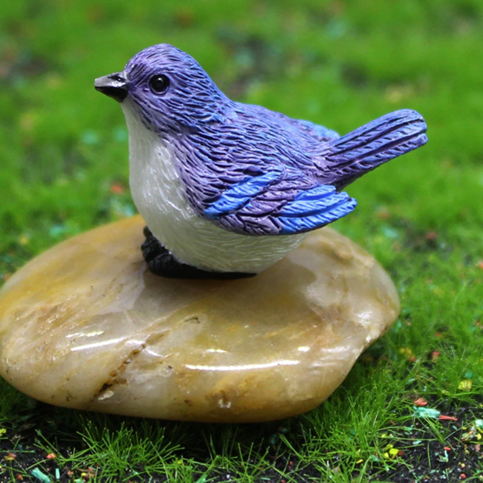 Cute Resin Parrot Nest Figurine