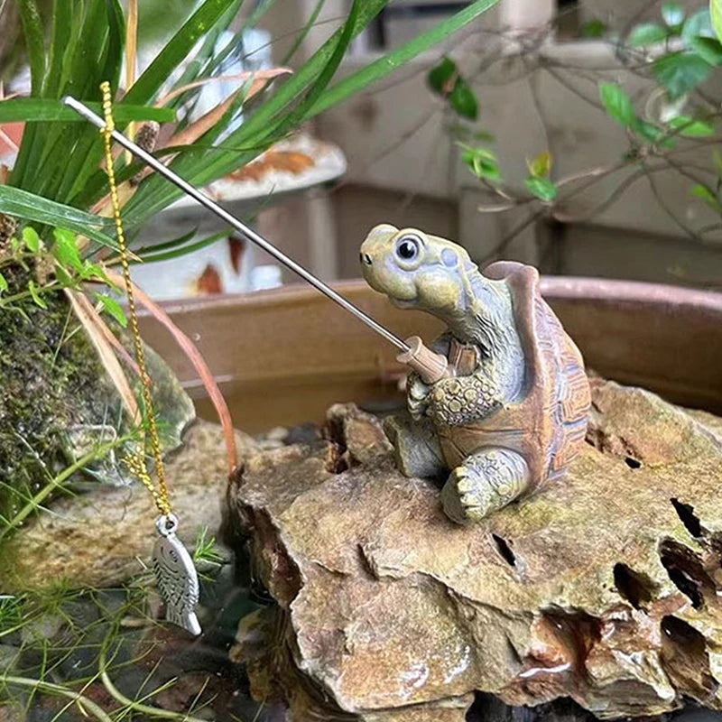 Cute Resin Turtle Garden Statue