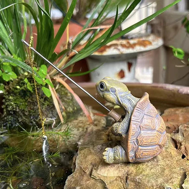 Cute Resin Turtle Garden Statue