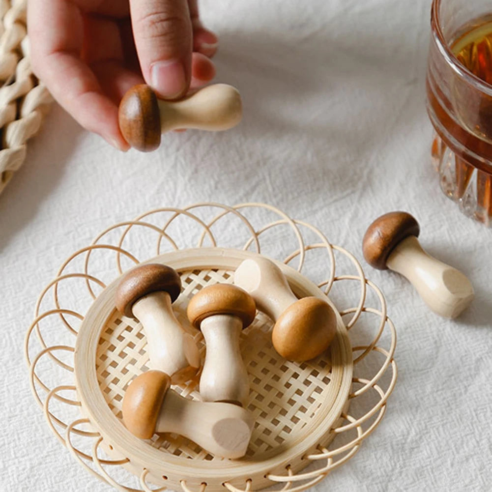 Cute Wooden Mushroom Chopstick Rests