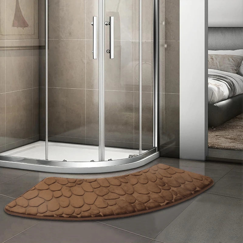 DANAO Non-Slip Curved Bathroom Mat