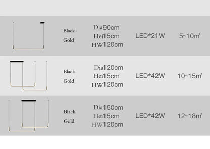 DARHYN Minimalist LED Chandelier Pendant