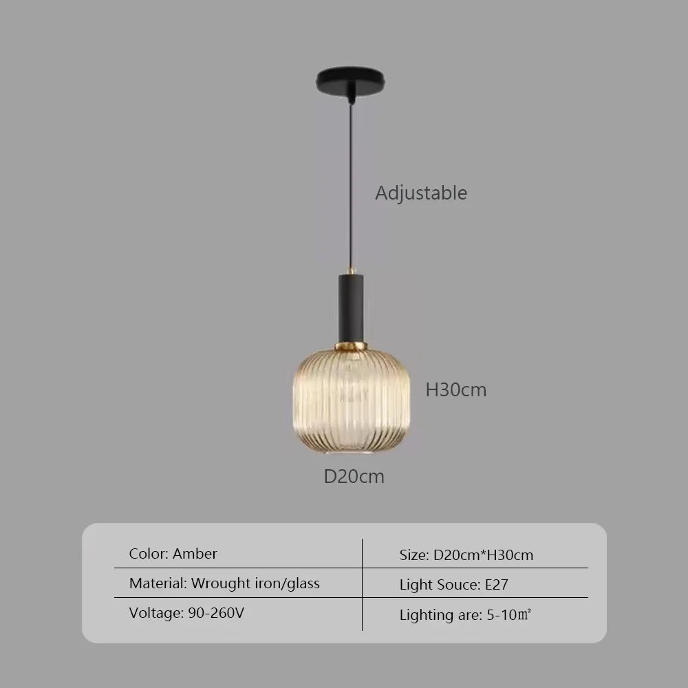 DARHYN Nordic Glass Pendant Light