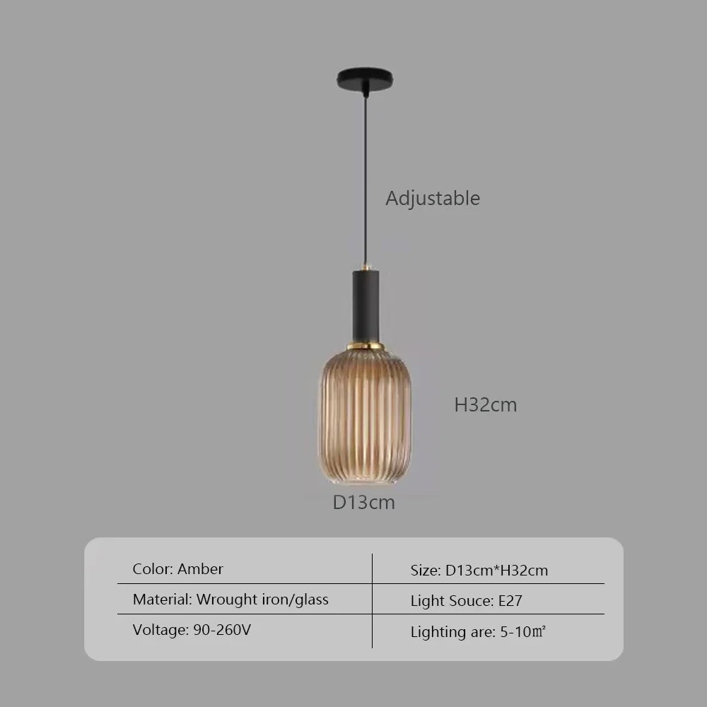 DARHYN Nordic Glass Pendant Light