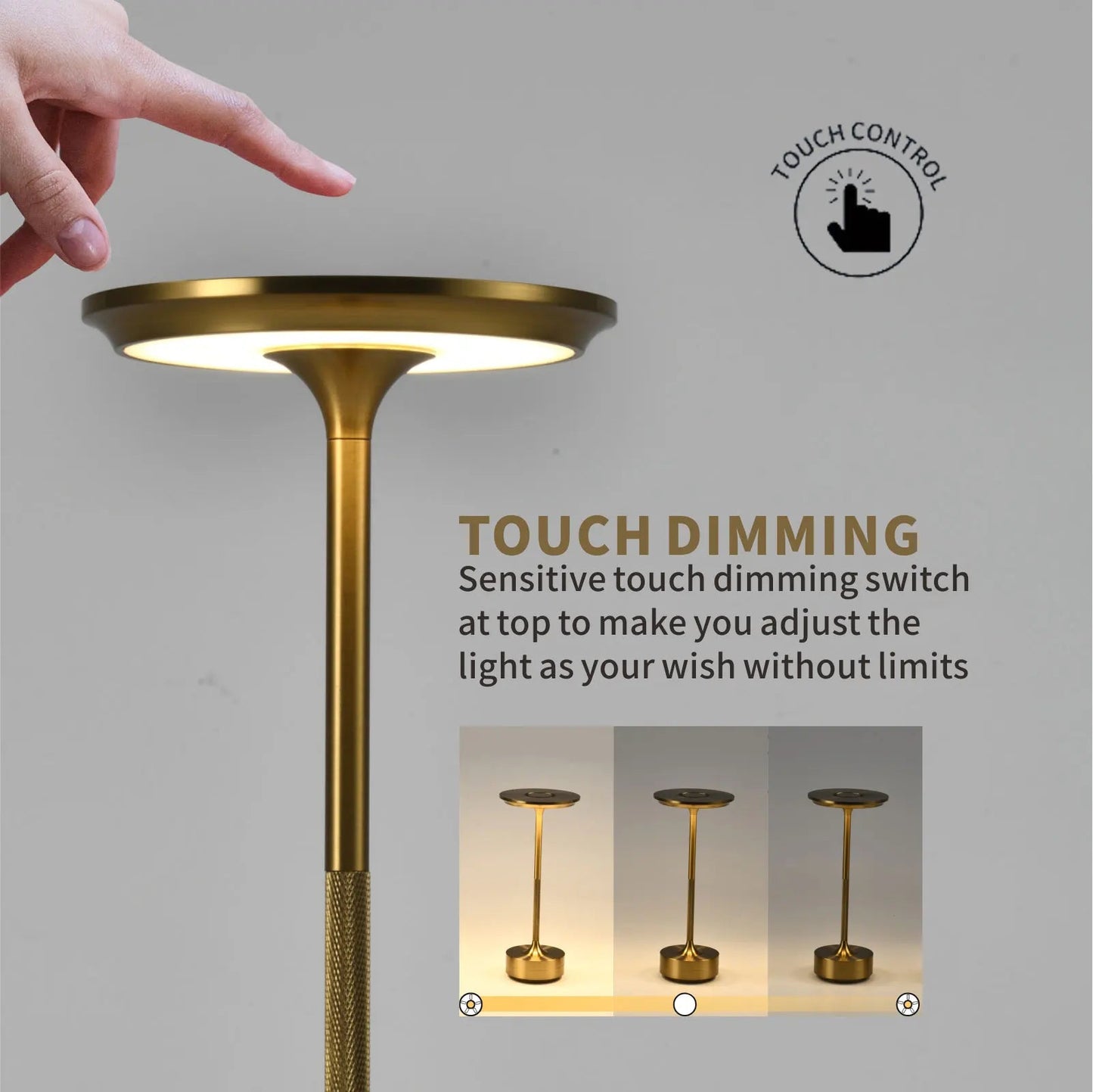 DIFEISI USB Charging Table Lamp