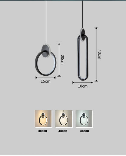 DUTRIEUX Black Aluminum Pendant Light