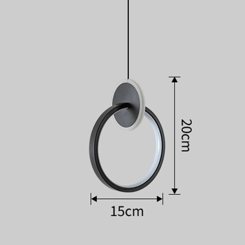 DUTRIEUX Black Aluminum Pendant Light