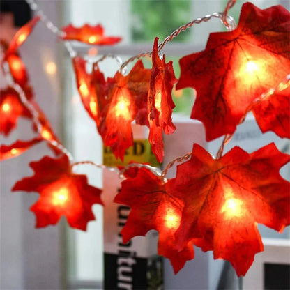 DUTRIEUX LED Maple Leaves Garland