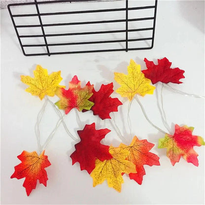 DUTRIEUX LED Maple Leaves Garland