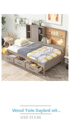 DUTRIEUX LED Twin Bed Frame