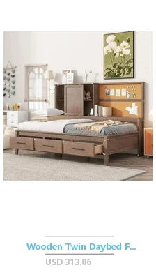 DUTRIEUX LED Twin Bed Frame