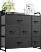 DUTRIEUX Multicolour 7-Drawer Fabric Storage Unit