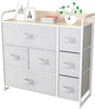 DUTRIEUX Multicolour 7-Drawer Fabric Storage Unit