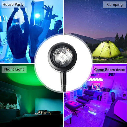 DUTRIEUX USB Sunset Projector Lamp