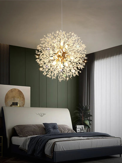 Dandelion LED Crystal Pendant Light