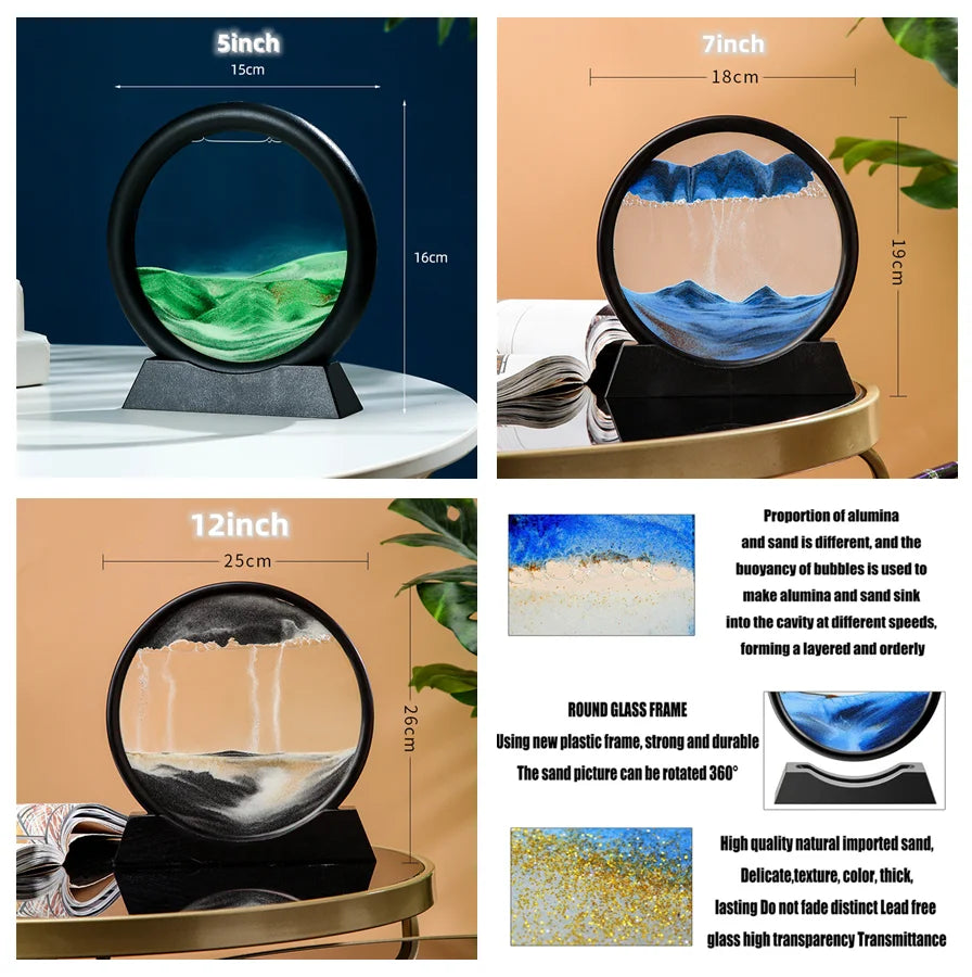 Deep Sea 3D Sand Art Hourglass