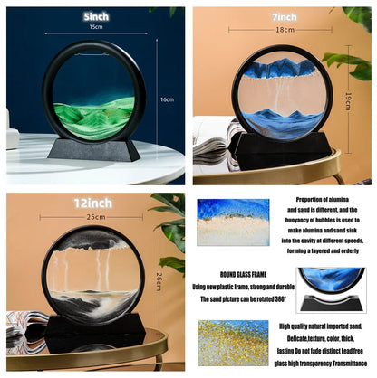 Deep Sea 3D Sand Art Hourglass