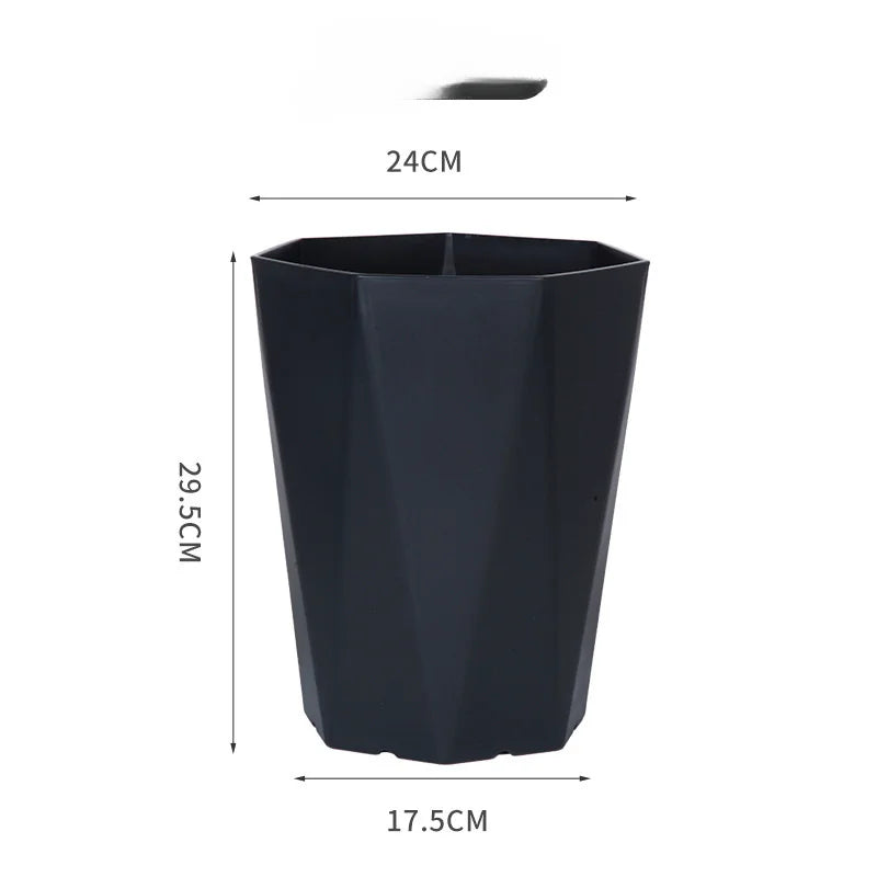 Diamond-Shaped Resin Flower Pot